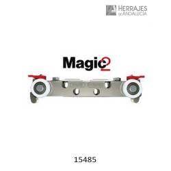 Kit magic 2 puerta corredera hasta 80kg y 11 metro