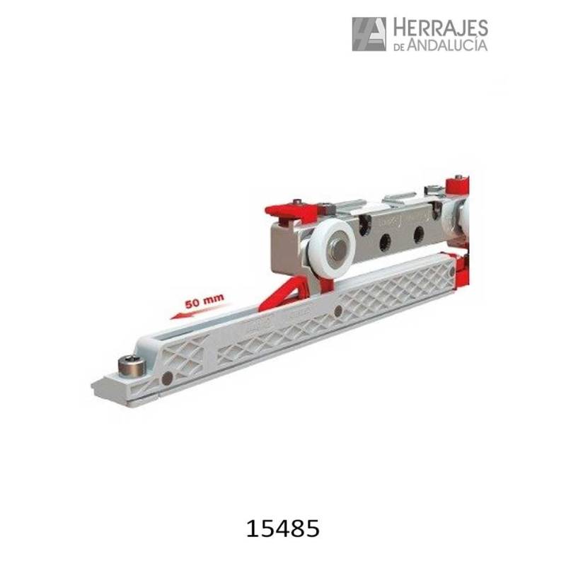 Guía invisible puertas correderas hasta 80kg/1.1m-Herrajes de Andalucía