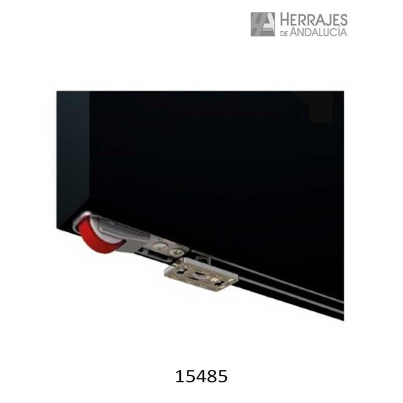 Guía invisible puertas correderas hasta 80kg/1.1m-Herrajes de Andalucía