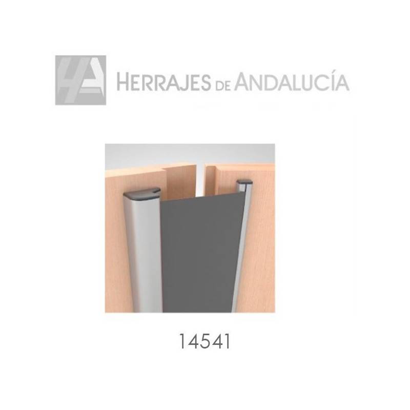 Antipilladedos FINGERPRO ROLL 1,40 m Plata | Herrajes de Andalucía