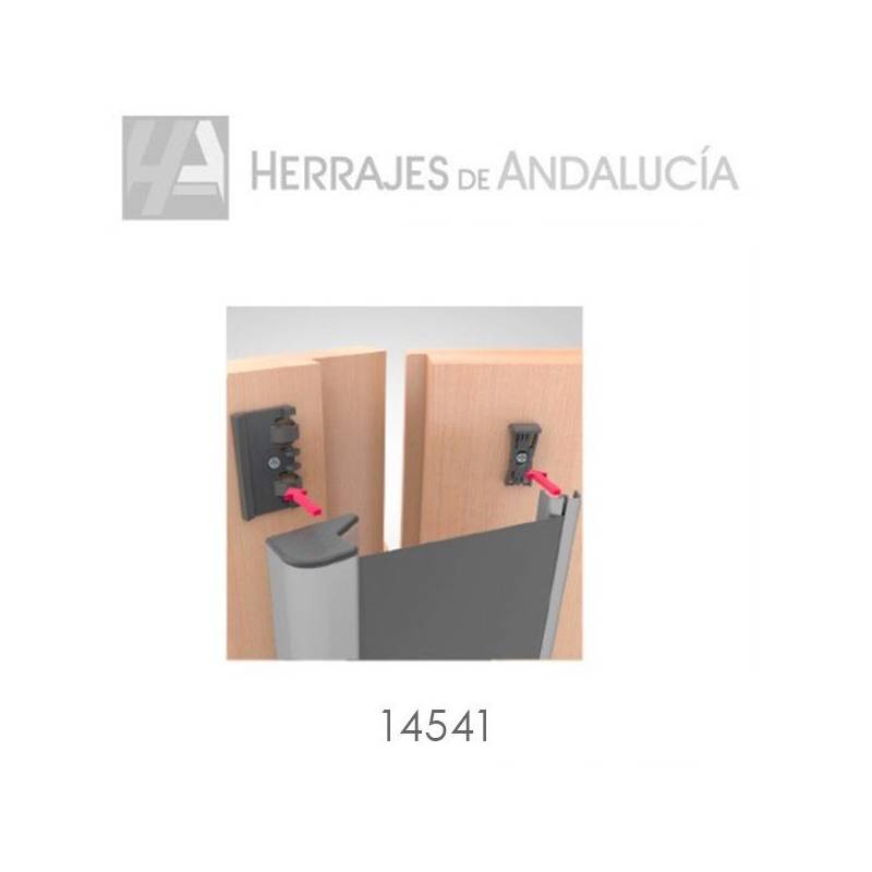 Antipilladedos FINGERPRO ROLL 1,40 m Plata | Herrajes de Andalucía