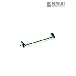 Barra antipanico sobreponer inther negro/verde puerta 1h