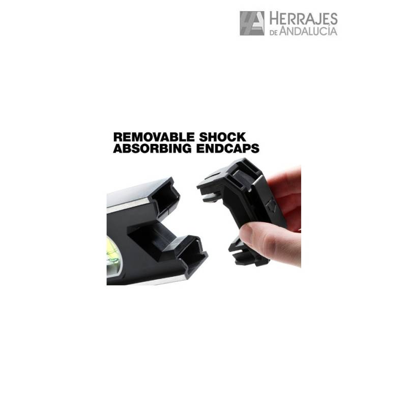 Nivel magnético tubular burbuja iluminada de 23cm ToughBuilt-Herrajes de Andalucía