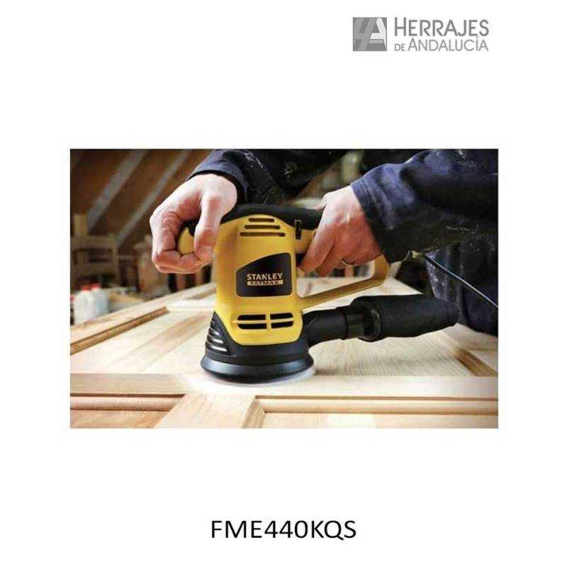 Lijadora roto orbital 480W Stanley-Herrajes de Andalucía