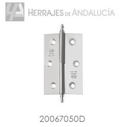 Bisagra de acro inox modelo 2006 70x50 dcha