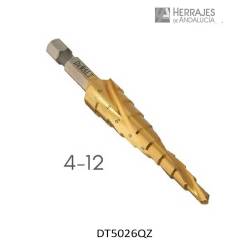 Broca conica para metal 4-12mm marca dewalt