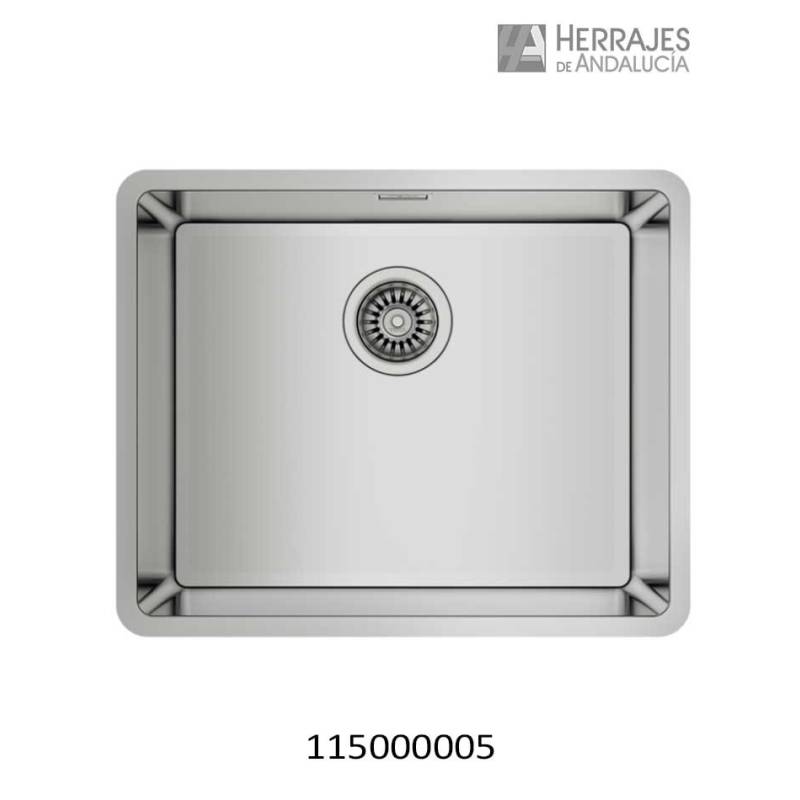 Fregadero bajo encimera Pure Linea 50.40 inoxidable-Herrajes de Andalucía