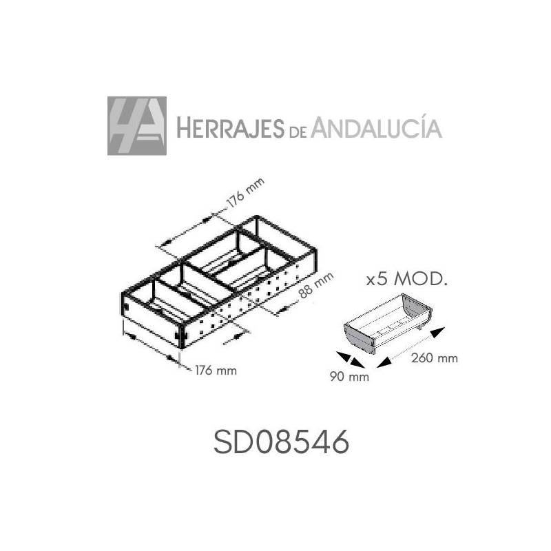 Cubertero Ajustable 47,5×28,5 cm | Herrajes de Andalucía