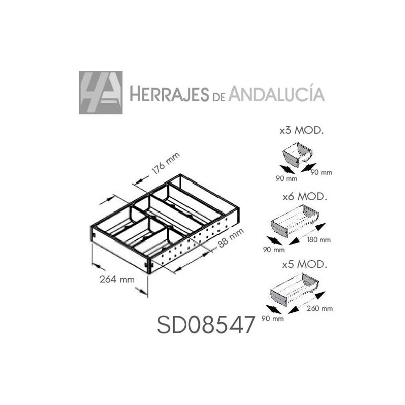 Cubertero Ajustable 47,5×37 cm | Herrajes de Andalucía