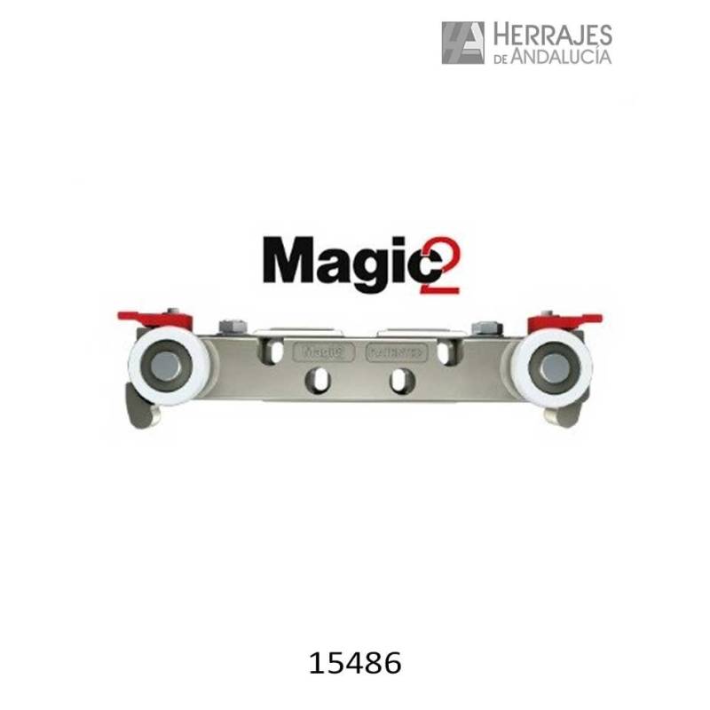 Guía puertas correderas Magic2 sistema invisible-Herrajes de Andalucía