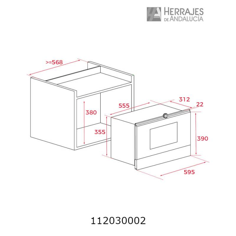 Microondas Teka ML 8220 BIS Gris 22L | Herrajes de Andalucía