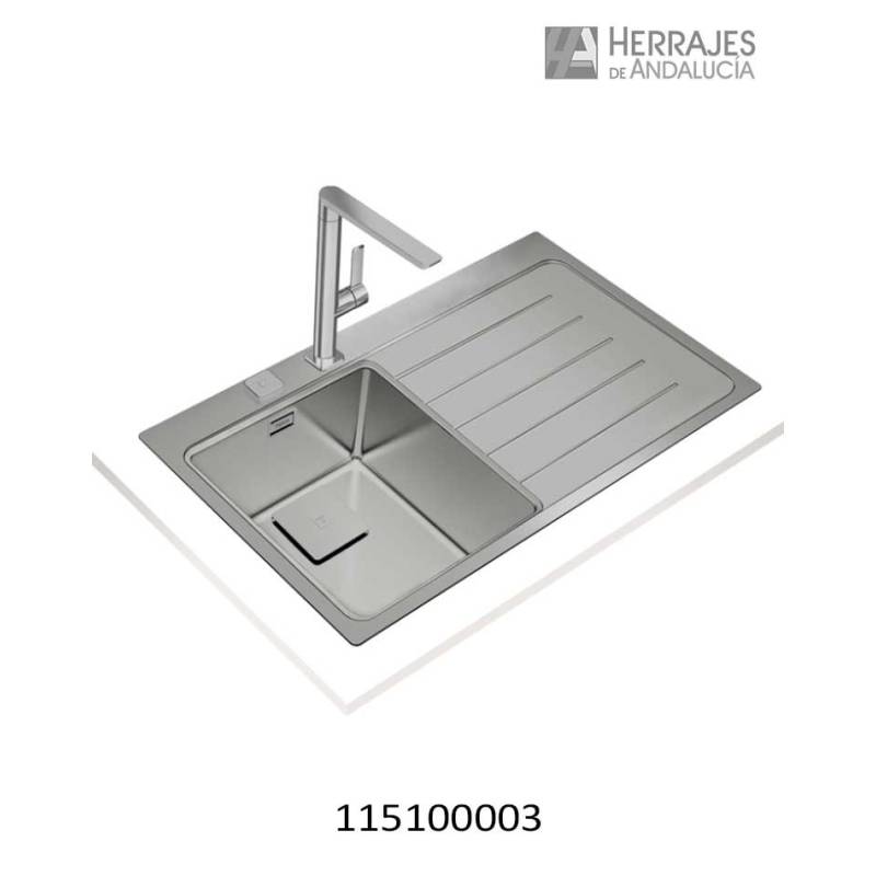 Fregadero encastrado PURELINE derecha 86-Herrajes de Andalucía
