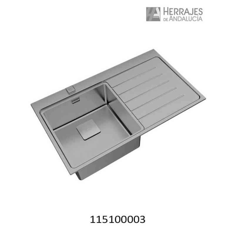 Fregadero encastrado PURELINE derecha 86-Herrajes de Andalucía