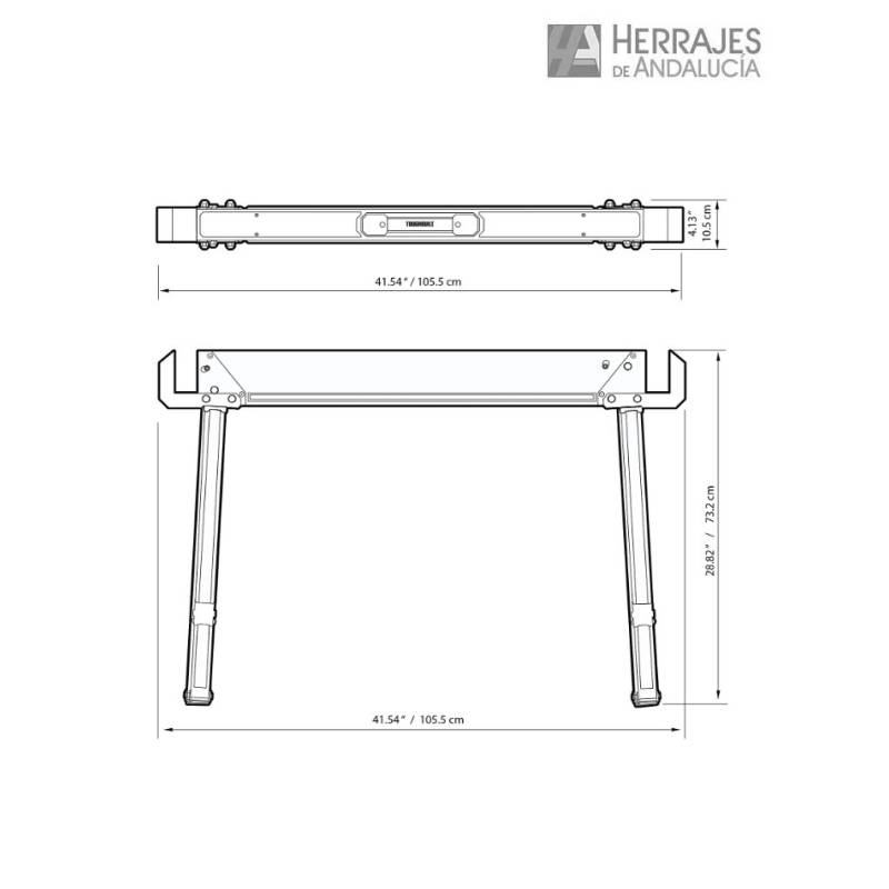 Caballete / Mesa de Trabajo ToughBuilt 2 uds | Herrajes de Andalucía
