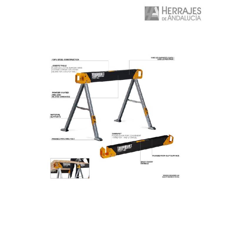 Caballete / Mesa de Trabajo ToughBuilt 2 uds | Herrajes de Andalucía