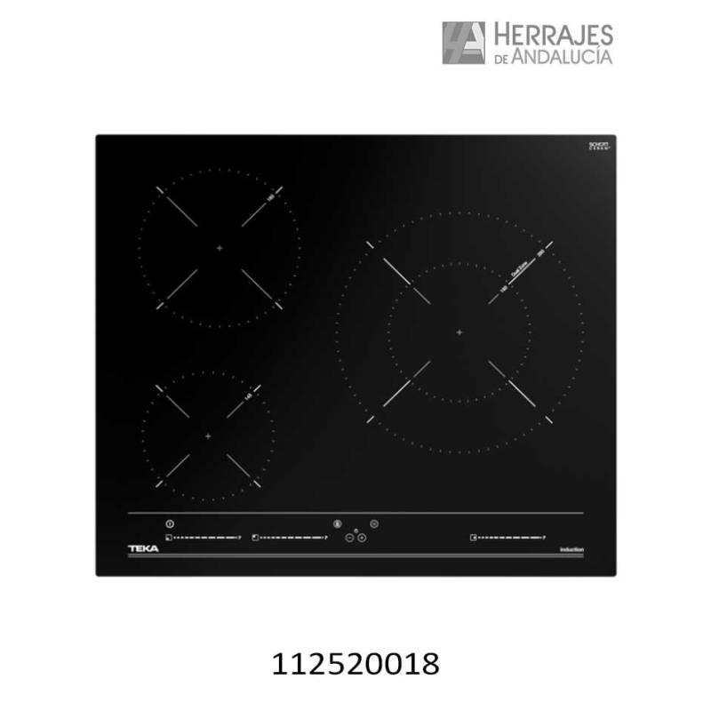 Placa de inducción 3 zonas con funciones avanzadas | Herrajes de Andalucía