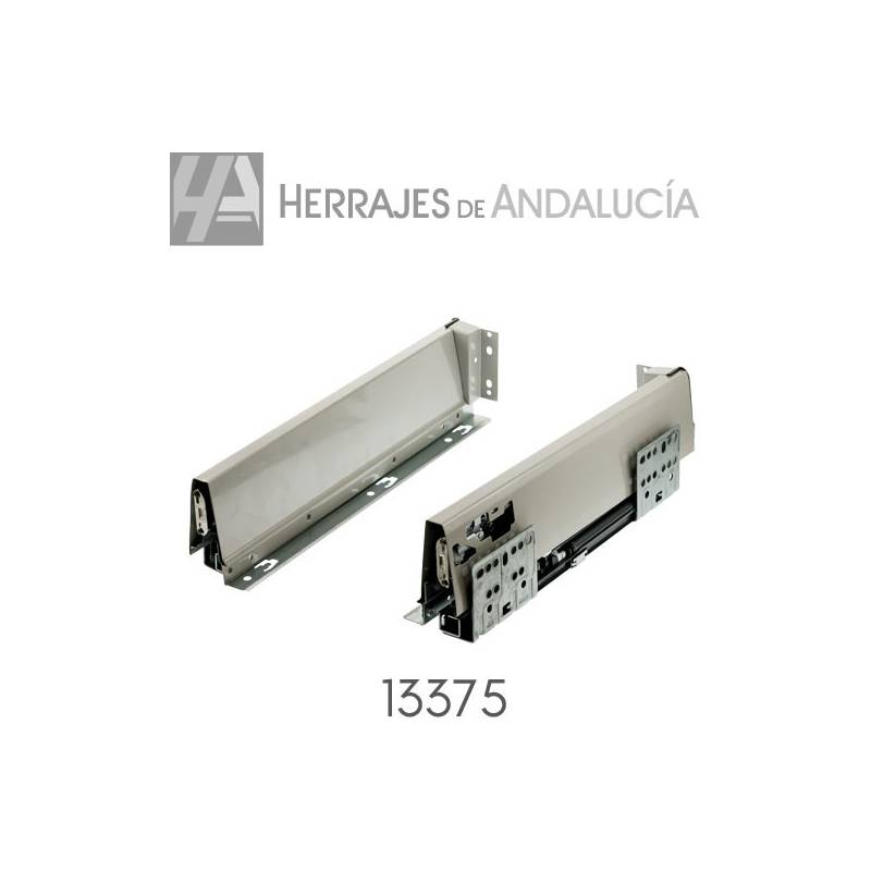 Guías SMOVE blanco 450 mm HI-PLUS para cajón-Herrajes de Andalucía