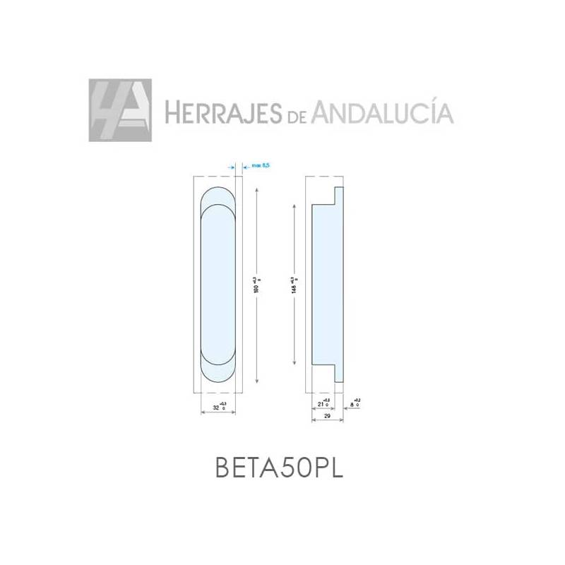 Bisagra oculta reversible hasta 150kg-Herrajes de Andalucía
