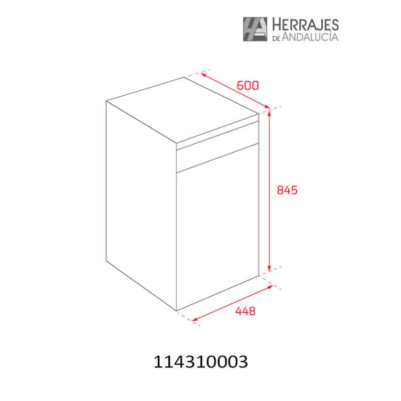 Lavavajillas Teka DFS 44750 Blanco 45cm | Herrajes de Andalucía
