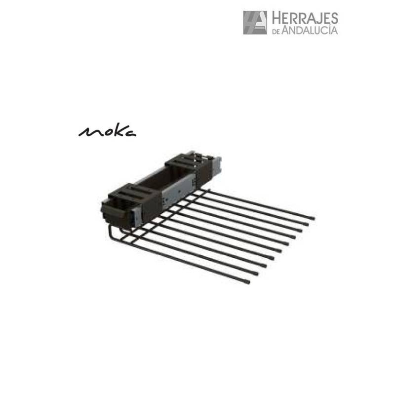 Pantalonero lateral 10 ganchos moka | Herrajes de Andalucía
