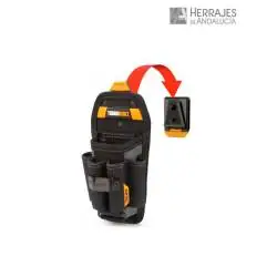 Bolsa técnica de 6 bolsillos con enganche Clip Tech para engachar en cualquier cinturón-Herrajes de Andalucía