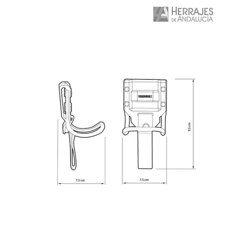 Soporte martillo percutor ToughBuilt | Herrajes de Andalucía