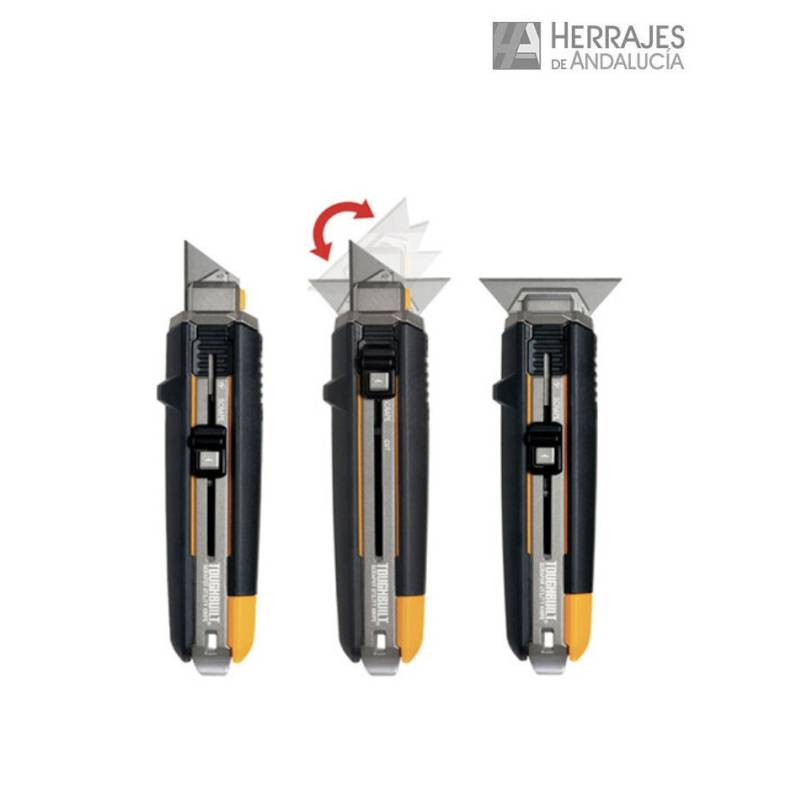 Cutter rascador 2 en 1 ToughBuilt 5 hojas | Herrajes de Andalucía
