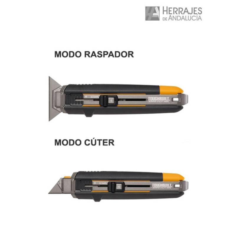 Cutter rascador 2 en 1 ToughBuilt 5 hojas | Herrajes de Andalucía
