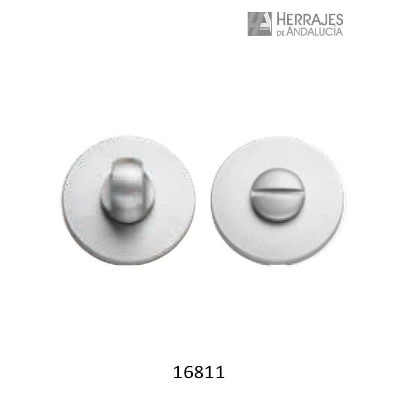 Muletilla redonda Ø50mm cromo satinado-Herrajes de Andalucía