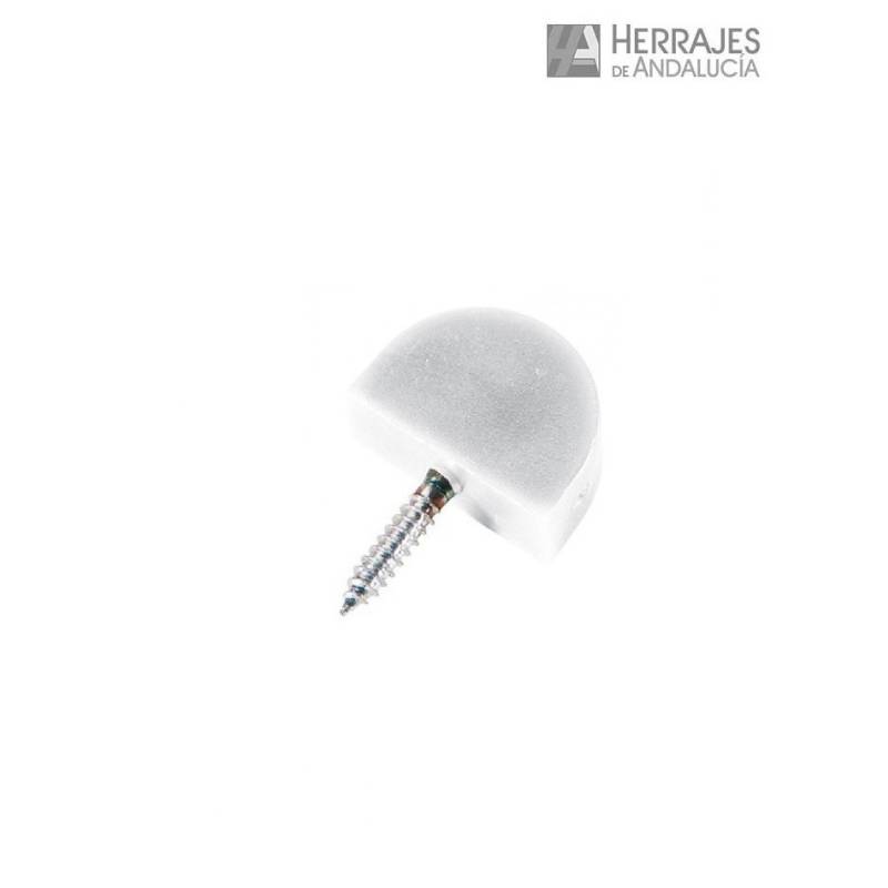 Soporte entrepaño media luna blanco | Herrajes de Andalucía