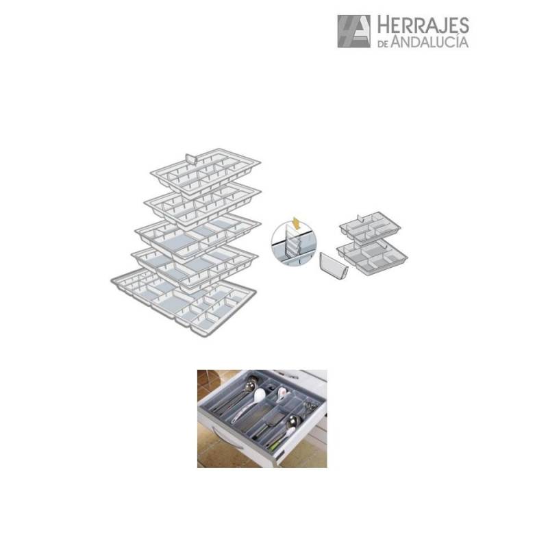 Cubertero gris 400mm modular-Herrajes de Andalucía
