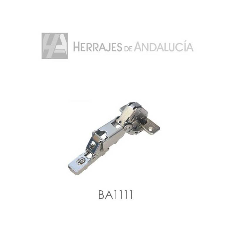 Bisagra cazoleta modelo Clip Cam de 165º recta Inther-Herrajes de Andalucía