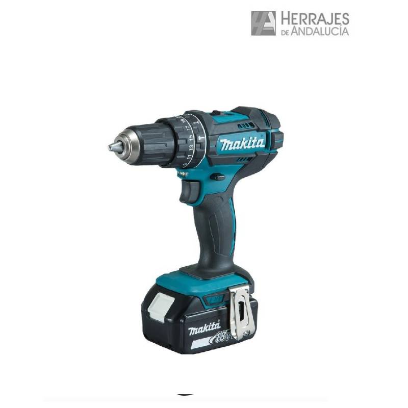 TALADRO-ATORNILLADOR MAKITA BATERIA 18V 4.0AH 2B.. DHP482RME