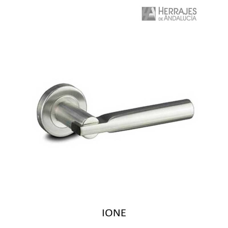 Manivela IONE Inox con Roseta 52 mm | Herrajes de Andalucía