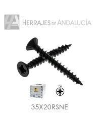 Tornillo rs-fix 35x20 negro (caja 1000 unidades)