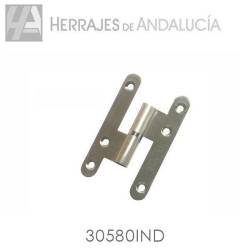 Pernio de acero inoxidable derecha 305/80