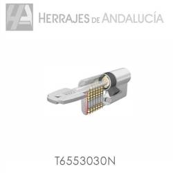 Cilindro seguridad TESA T60 30x30mm níquel – Herrajes de Andalucía