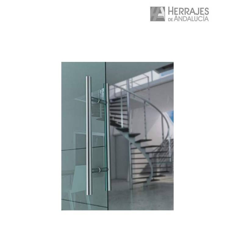 Manillón elegante para puertas de vidrio y madera-Herrajes de Andalucía