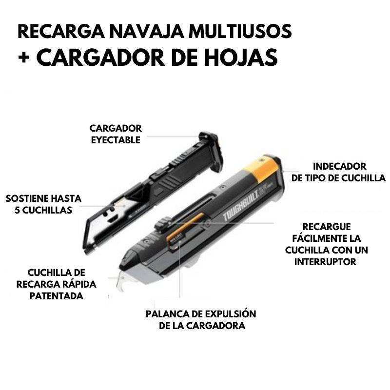 Cutter recargable Marca Toughbuilt-Herrajes de Andalucía