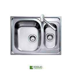 Fregadero Teka Universo 1 1/2C inox 60 cm | Herrajes de Andalucía