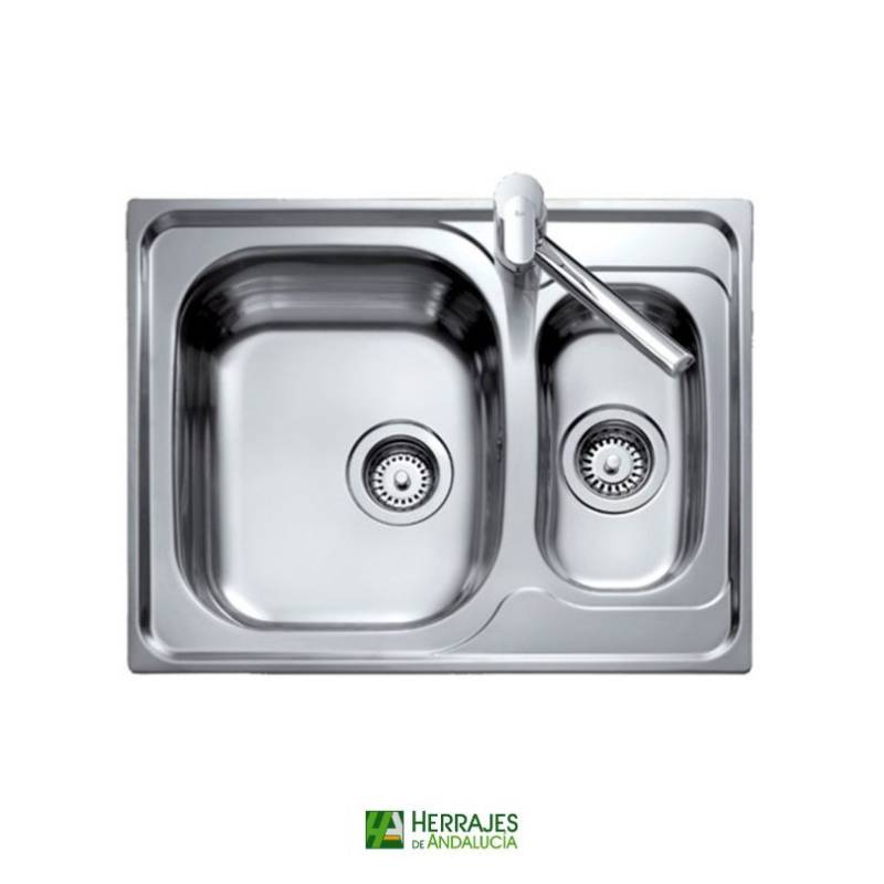 Fregadero Teka Universo 1 1/2C inox 60 cm | Herrajes de Andalucía