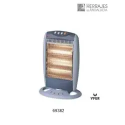 ESTUFA HALÓGENA POTENCIA 400/800/1200W OSCILANTE