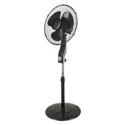 VENTILADOR PIE EXTENSIBLE 40 CM 40W NEGRO