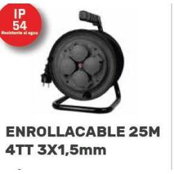 ENROLLACABLE 25 MTS.3X1.5 CEF-30 MARCA YFER