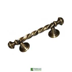 Manillón salomónico cuero patinado | Herrajes de Andalucía