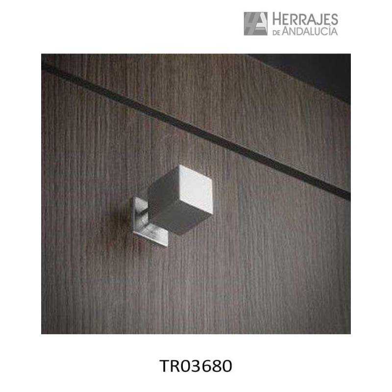 Pomo Cuore tipo Dado 25 mm H36 mm acero Inoxidable | Herrajes de Andalucía