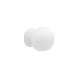 POMO BOLA BLANCO MATE 28 MM 