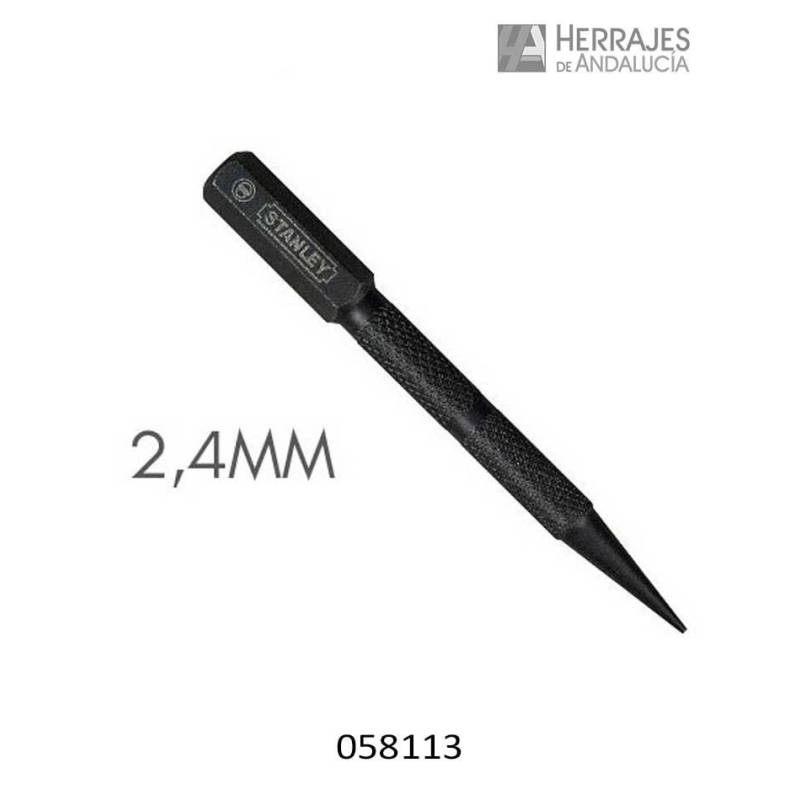 Botador de acero golpe 2.4mm Stanley | Herrajes de Andalucía