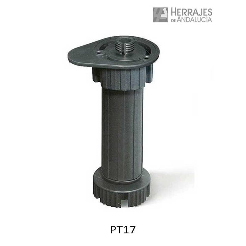 Pata mueble cocina BYP 13–20 cm Ø13 – Herrajes de Andalucía