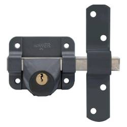 Cerrojo Pintado sin cilindro exterior 1401-L/80 | Seguridad Compacta | Herrajes de Andalucía